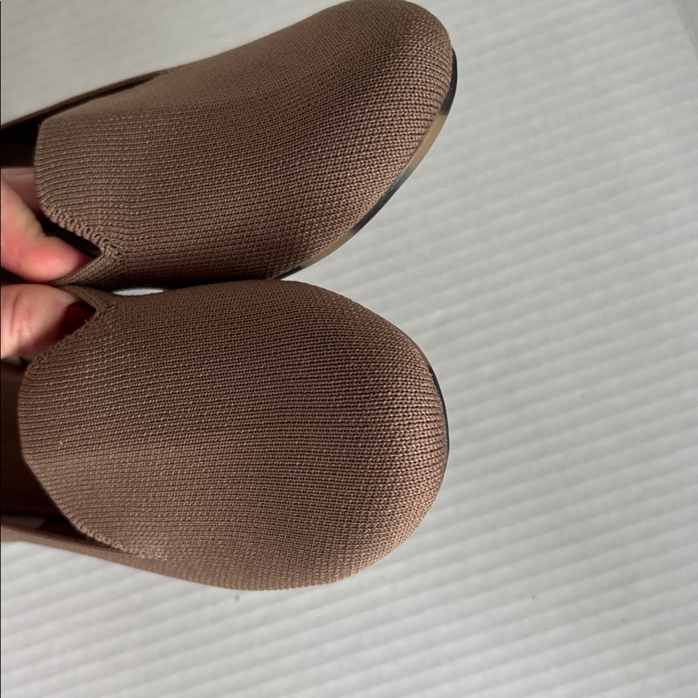 Rothy’s The Loafer Womens Size US 8 Mocha Textile Round Toe Flats Slip On Shoes - Picture 7 of 7